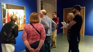 Amy Guidry giving a talk at the New Orleans Museum of Art